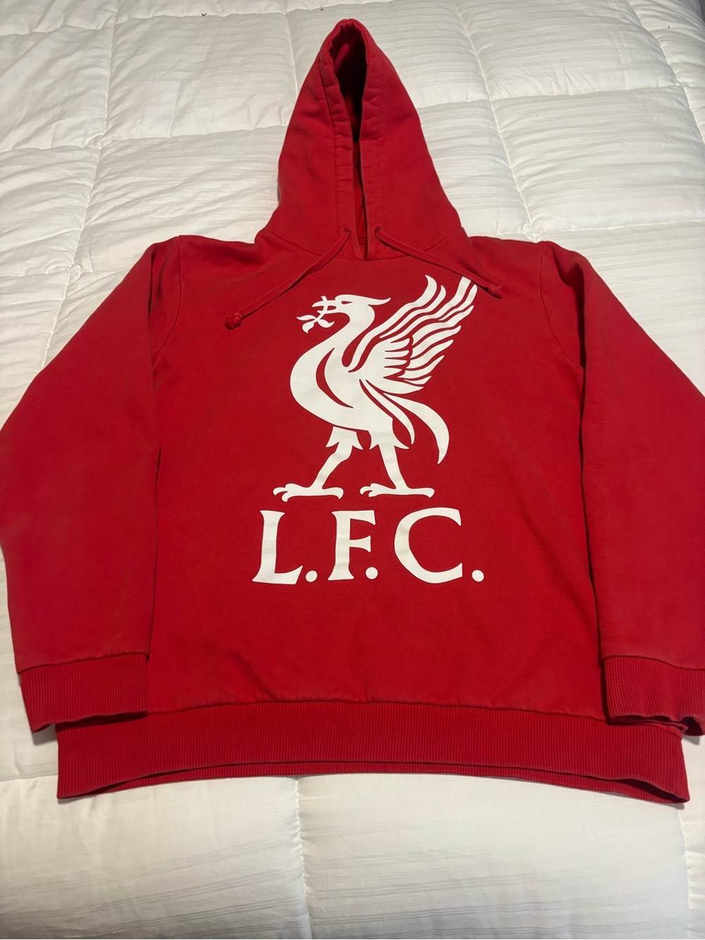 Liverpool FC Soccer Officially Licensed Logo Hoodie Size Large